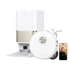 DREAME L50s Pro Ultra Robot Vacuum & Mop, 30000Pa Suction, 100°C Self-Cleaning Mop, Auto Empty & Dry, Anti-Tangle Dual Brush, Smart Mapping, Carpet & Pet Hair Cleaning