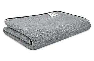SOFTSPUN Microfiber Bath Towel 1Pc 280 GSM 60X120 Light Grey! Ultra Absorbent Super Soft & Lightweight Quick Drying for Men & Women Daily Use for Unisex.