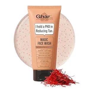 Ghar Soaps De-Tan Face Wash Tan Reducing Brightening
