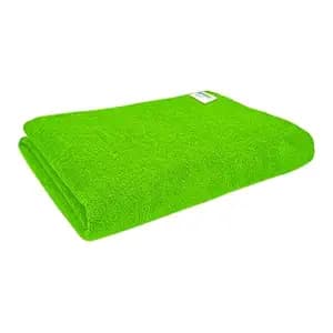 SOFTSPUN Microfiber Bath & Hair, Care Towel Set of 1 Piece, 70x140 Cms 340 GSM (Green). Super Soft & Comfortable, Quick Drying, Ultra Absorbent in Large Size.
