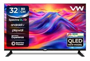 VW 80 cm (32 inches) Spectra Series HD Ready Smart QLED Android TV VW32AQ3