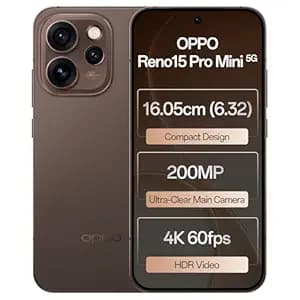 Oppo Reno15Pro mini 5G (Cocoa Brown, 12GB RAM, 512GB Storage) with No Cost EMI/Additional Exchange Offers