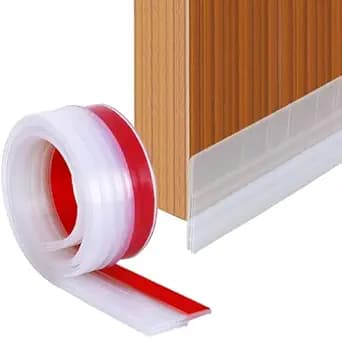 URBANMONK 48 InchSilicon Door Bottom Sealing Strip | Self Adhesive Door Gap Filler Rubber | Door Bottom Sealing Strip Guard | Protector from Cockroach, Insect, Bugs, Air & Dust | Transparent