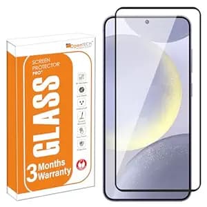 OpenTech® Military-Grade Tempered Glass Screen Protector Compatible for Samsung Galaxy M56 with Edge to Edge Coverage and Easy Installation kit