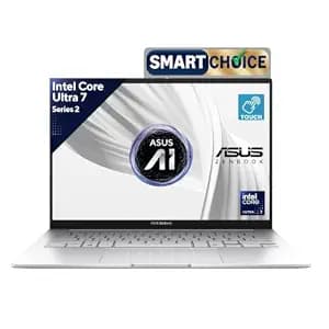 ASUS Zenbook 14,Smartchoice,Intel Core Ultra 7 (Series 2),32GB,1TB,3K OLED Touch Screen,14,120Hz,Windows 11,M365 Basic (1Y),Office Home 2024,Foggy Silver,1.28 kg, UX3405CA-PZ348WS, Thin & Light