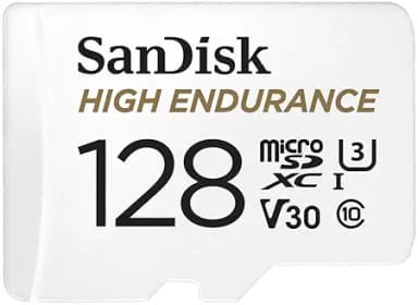 SanDisk 128GB High Endurance Video MicroSDXC Card Adapter
