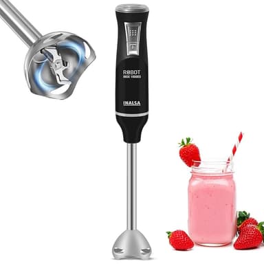 INALSA Hand Blender Robot Inox 1000 ES-1000 Watts Super