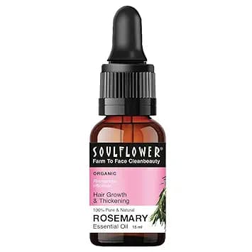 Soulflower Rosemary Essential Oil Hair Growth Hair Fall