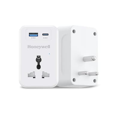 Honeywell 3 Out Surge Cube Spike Guard 1 Outlet PD20W USB A