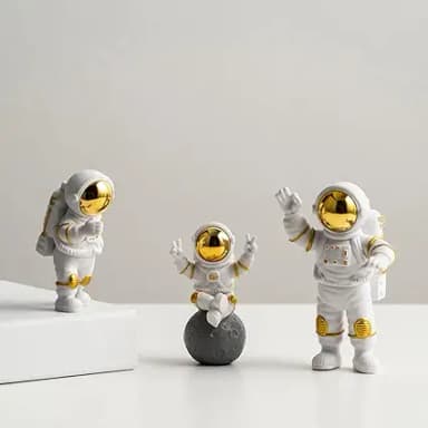 Street27 3pcs Astronaut Figurine Home Decor Astronaut