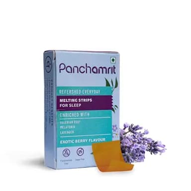 Panchamrit Melatonin 5mg Strips Sleep- Pack Improves Sleep