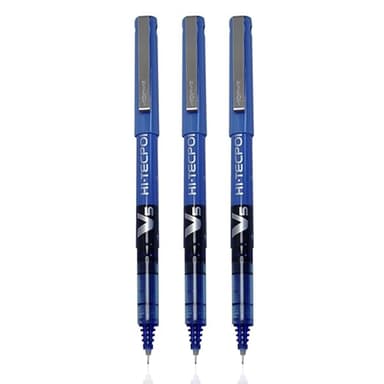 Pilot V5 Liquid Ink Roller Ball Pen -BluePack 3 9000014710