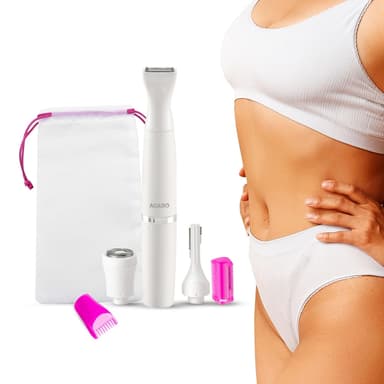 Agaro Rechargeable 3-in-1 Multi Trimmer Women Face Leg