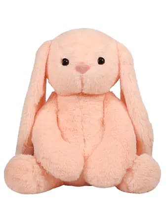 Mirada Cute Peach Bunny Soft Toy GirlsKids Huggable Rabbit