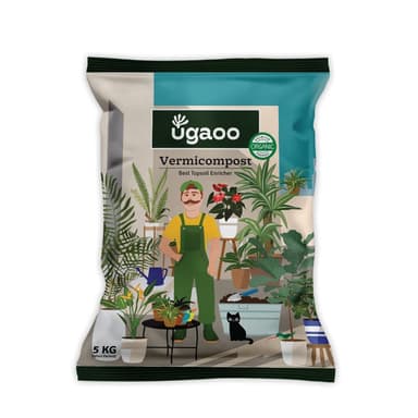 Ugaoo Organic Vermicompost Plants 5 Kg Pure Earthworm
