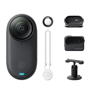 insta360 GO 3S - 64 GB Black 4K Tiny Portable Vlogging