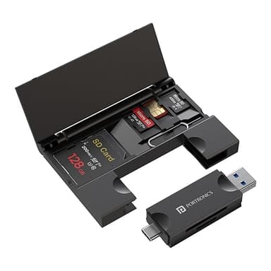 Portronics Mport 30 Plus Card Reader Storage Case microSD