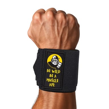 Muscleape Wrist Wraps for Weightlifting – Adjustable Gym Wrist Support with Thumb Loop– Flexible Lifting Straps for Men & Women – Powerlifting, Bench Press, Crossfit & Other Sports. price history chart and lowest price