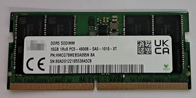 A1TECH HYNIX IC 16GB 1x16GB DDR5 4800MHz PC5-38400 SODIMM