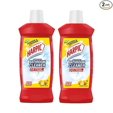 Harpic Disinfectant Bathroom Cleaner Liquid Lemon - 1 L