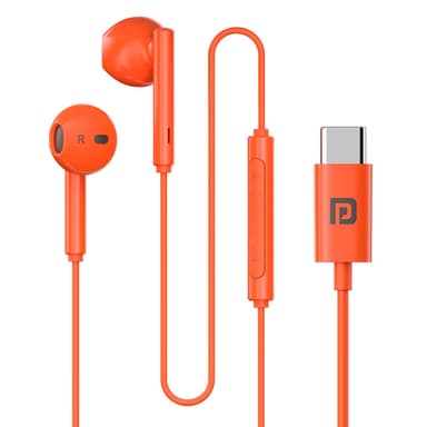 Portronics Conch Theta C Ear Type C Wired Earphones Line Hd