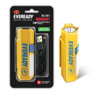 Eveready Dl 101 Minimight 1w Rechargeable Emergency Torch
