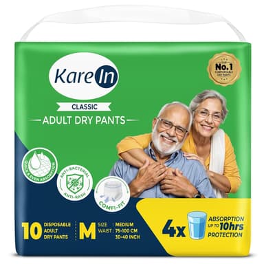 Karein Classic Adult Diaper Pant M Size Medium Waist 75-100
