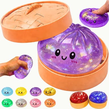 DaMpLiNg Squishy Ball | DaMpLiNg Squishy Blind Box | Cute Big DaMpLiNg Stress Ball | Fidget Sensory Toy for Adults Anxiety Relief | ( Rendom Pic of 1 Multicolour ) price history chart and lowest price