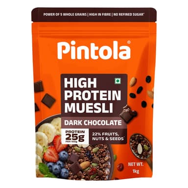 Pintola 25g High Protein Dark Chocolate Cranberry Muesli