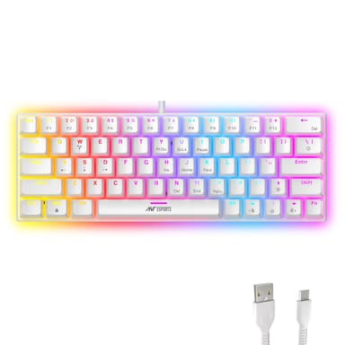 Ant Esports Mk1200 Mini 60 Wired Mechanical Gaming Keyboard
