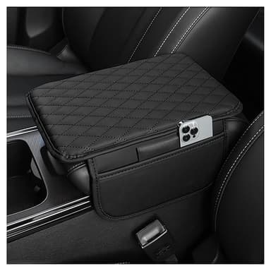 STHIRA Car Center Console Armrest Cover Pad Fashion PU