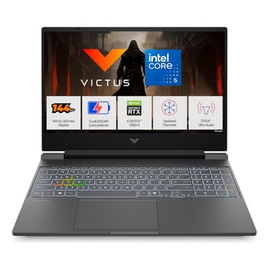 HP Victus, Intel Core 5 210H, 4GB RTX 3050 A (24GB DDR5, 512GB SSD) FHD, 144Hz, 300 nits, IPS, 15.6''/39.6 cm, Win11, M365* Office24, Mica Silver, 2.29kg, fa2500TX, Backlit, Gaming Laptop price history chart and lowest price