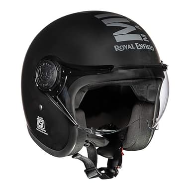 Royal Enfield Open Face Mlg Helmet Made Like Gun Clear