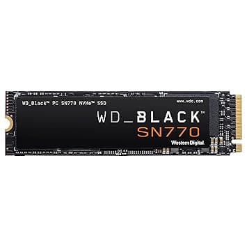 Western Digital WD Black SN770 NVMe 1TB Upto 5150MBs 5Y