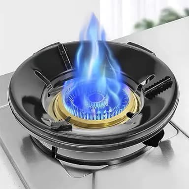 Rylan Black Gas Saver Burner Stand Gas Chula Burner Gas