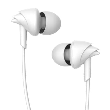 Boat Bassheads 100 Ear Wired Earphones Mic White