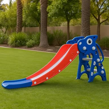 eHomeKart Dinosaur Slider Kids - Foldable Kids Slide