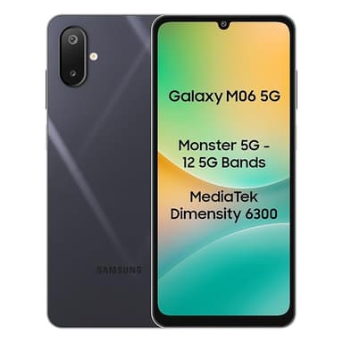 Samsung Galaxy M06 5G Blazing Black 6GB RAM 128 GB Storage