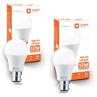 Orient Electric 12w High Glow Led Bulb 180-Degree Wide Beam