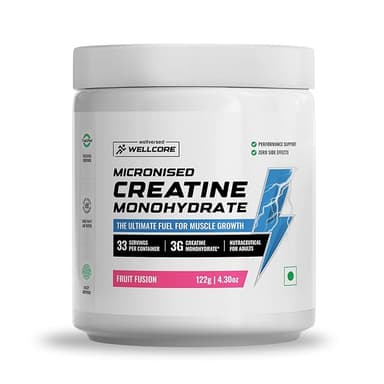 Wellcore - Pure Micronised Creatine Monohydrate Fruit