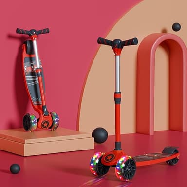 Cockatoo Rocket Racer LED Scooter Kids 3-12 Years Kids