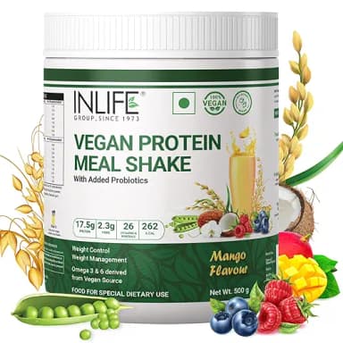 INLIFE Plant Based Meal Replacement Shake Plant Protein
