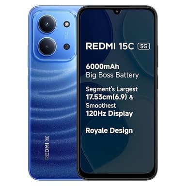 REDMI 15C 5G Moonlight Blue 4GB 128GB Royale Design Massive