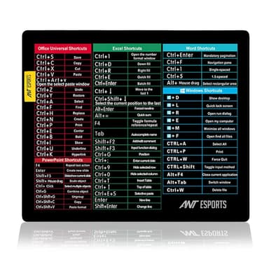 Ant Esports Lapi Mousepad 260x210x3mm Anti-Fray Stitching