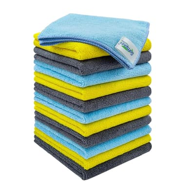 Softspun Microfiber Cleaning Cloths 12pcs 30x30cms 220 Gsm