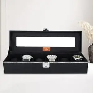ledo watch box holder organizer case 6 slots watches product image from Amazon