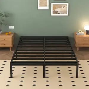 lutown-teen 14 inch high 75x47 double size metal platform product image from Amazon