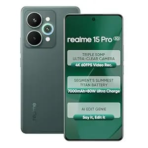 realme 15 pro 5g smartphone 8 128gb green 4k 60fps 144hz product image from Amazon