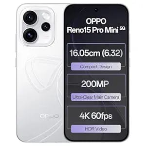 oppo reno15pro mini 5g glacier white 12gb ram 512gb storage product image from Amazon