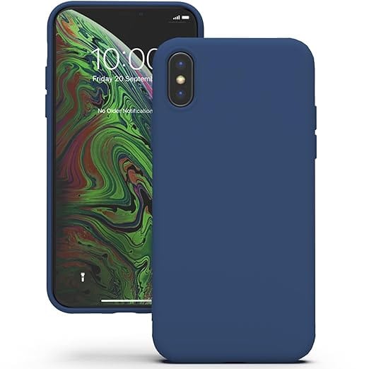 yatwin silicone back case iphone x xs soft-touch phone back product image from Amazon
